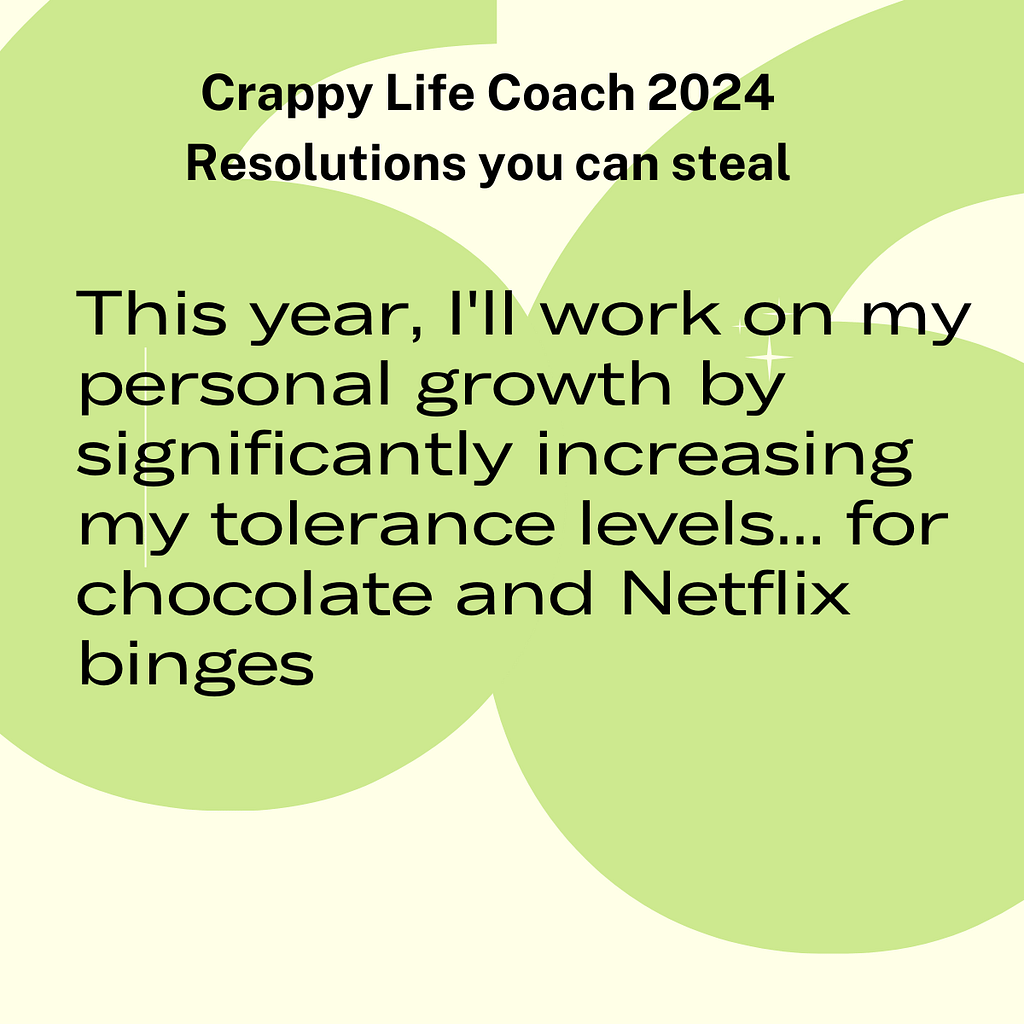 2024 Resolutions to steal 3